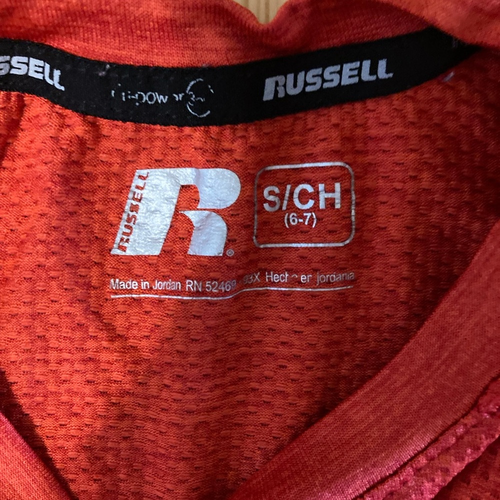 Russel orange shirt